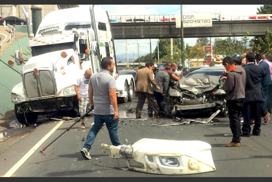 Fuerte accidente de tránsito en la ruta a San Lucas