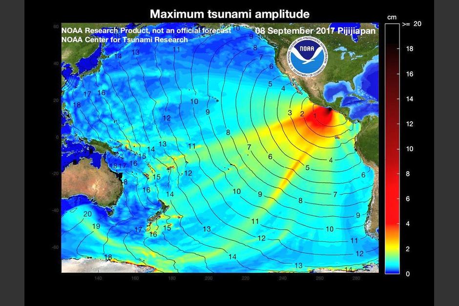 Alerta de Tsunami en playas del Pacífico tras sismo en México