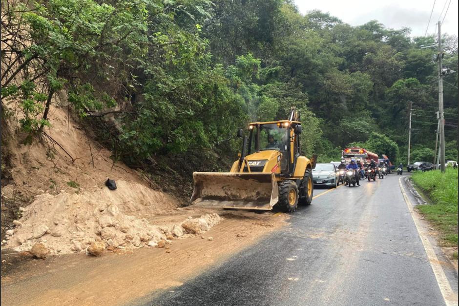 Reportan derrumbe Villa Canales con dirección Ciudad de Guatemala