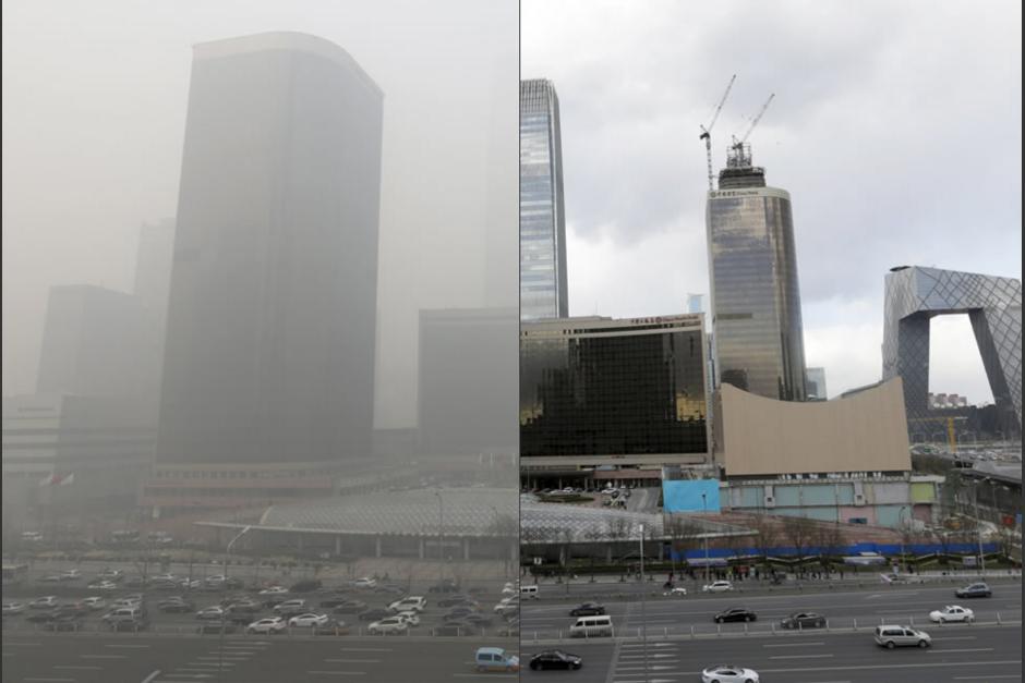 El Antes Antes Y Después De La Contaminación En China Soy502