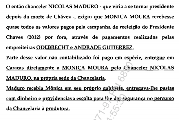 Parte de la declaración en poder de la Fiscalía a cargo del proceso. (Foto. Infobae)