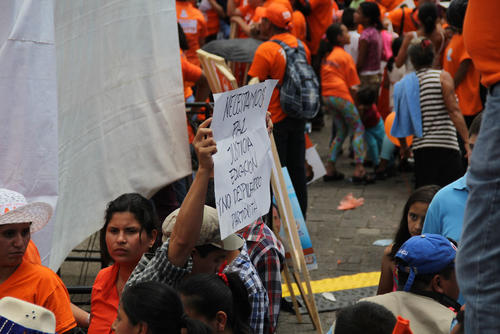 Fausto Rosales dice que ha recibido el apoyo de otras personas tras su protesta, y que la próxima vez podría ser en grupo. (Foto: Archivo/Soy502)