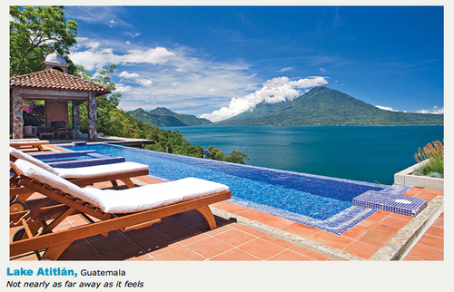 Los visitantes consideraron entre otros detalles, la vista que ofrece el hotel de Lago de Atitlán. (Foto: Casa Palopó)