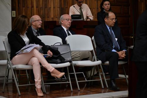 Representantes de la mina Progreso VII Derivada durante la vista pública en la CSJ. (Foto: Wilder López/Soy502) 