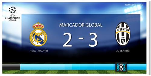 Imagen: Real Madrid 2-3 Juventus global