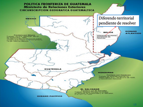 Territorio reclamado por Guatemala. (Foto: Minex)