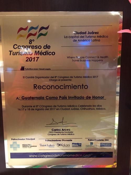 Los representantes nacionales fueron reconocidos por su participación en Ciudad Juárez. (Foto: Inguat)