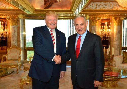 E primer ministro israelí Benjamín Netanyahu y el presidente Donald Trump se reunieron en febrero de este año. (Foto: jpost.com)