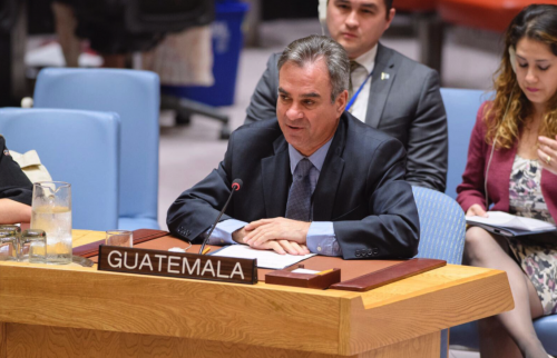 Skinner-Klée es el representante permanente de Guatemala en Naciones Unidas. (Foto: Minex)