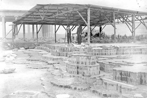 Durante la construcción del Mapa en Relieve, a la par de esta obra se encontraba el Templo Minerva, donde se celebraban las Fiestas Minervalias. (Foto: archivo)