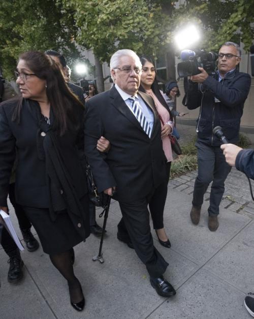 Héctor Trujillo recibió una sentencia de prisión de ocho meses tras declararse culpable de recibir sobornos cuando fue dirigente del fútbol de Guatemala. (Foto: AFP)