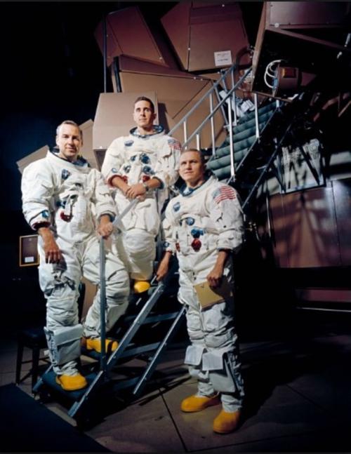 Ese día Jim, Bill y Frank, llegaban a la luna en la Apolo 8 (Foto: NASA)