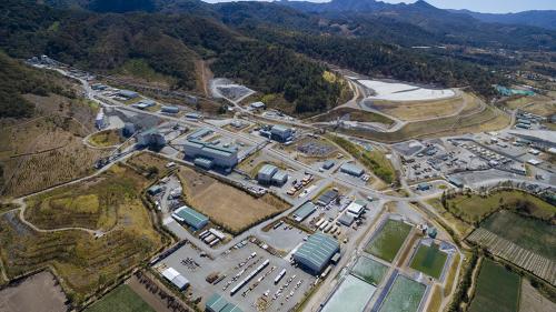 Cuando la mina San Rafael estuvo en funcionamiento se generaban Q. 1.130 millones por día. (Foto: dron Soy502)