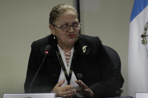 María Consuelo Porras dijo que se cumple el acuerdo en el que Thelma Aldana estableció su seguridad por tiempo indefinido. (Foto: Alejandro Balán/Soy502)
