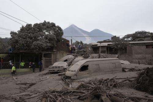 Así quedó San Miguel los Lotes tras la erupción. (Foto: Erick Sor/Nuestro Diario)