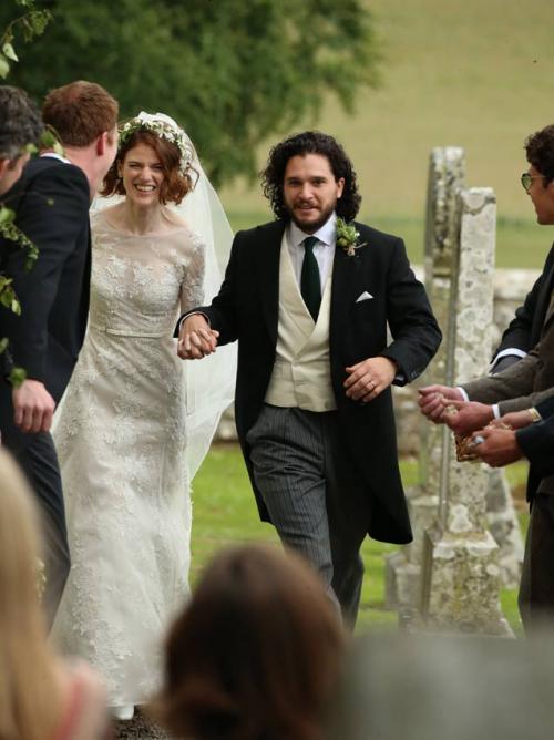 Otros actores de Game of Thrones asistieron a la boda. (Foto: Splash News)