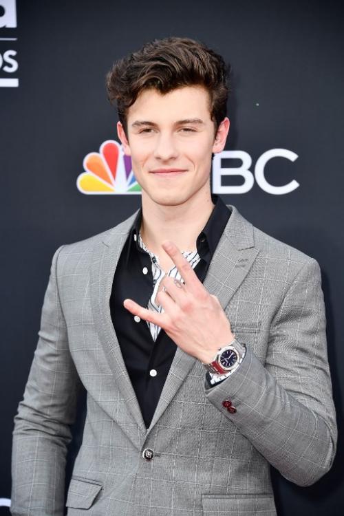 Así lució Shawn Mendes. (Foto: AFP) 