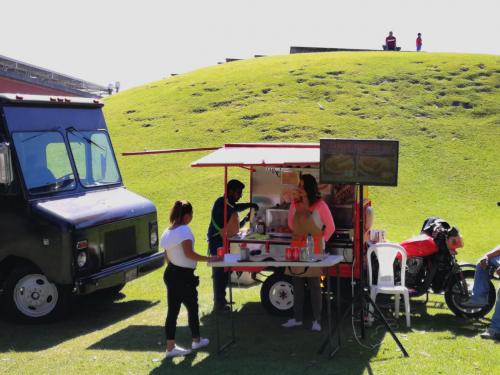 Una de las ventajas del "moto food" es que necesita poco espacio. (Foto: Cortesía de Ian Chew)