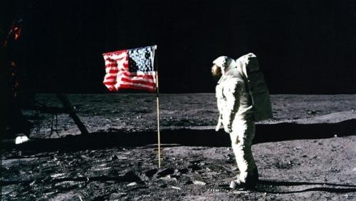 El astronauta estadounidense Buzz Aldrin en la superficie de la Luna, el 20 de julio de 1969. (Foto: NASA)