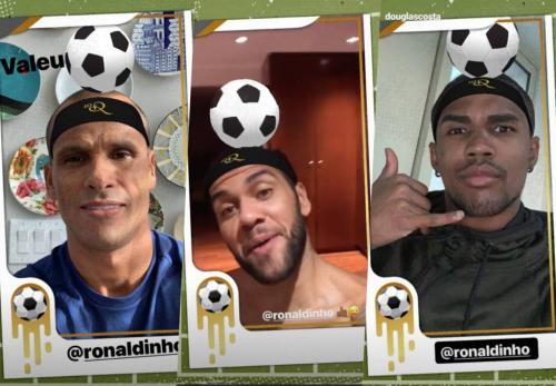 filtro de Instagram te convierte en Ronaldinho foto