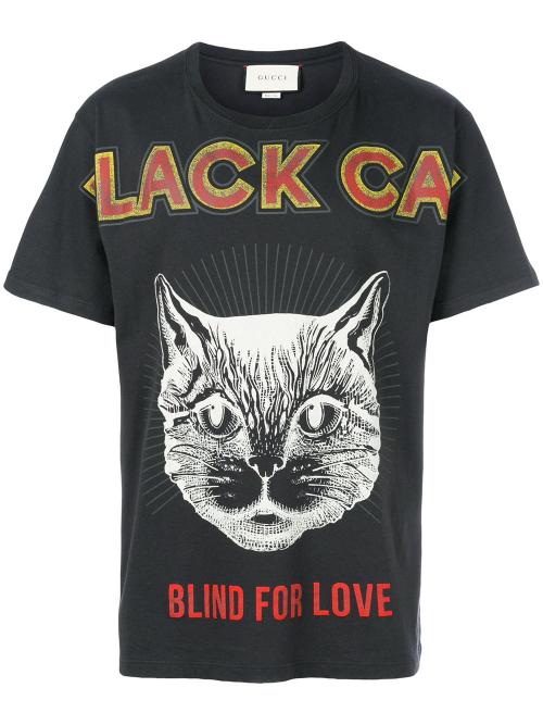 La famosa camiseta "Black Cat" de Gucci que usó Jared Leto en Guatemala. (Foto: oficial)