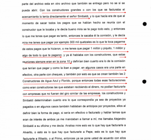 Así negociaba Alejandro Sinibaldi las comisiones grandes del MICIVI.