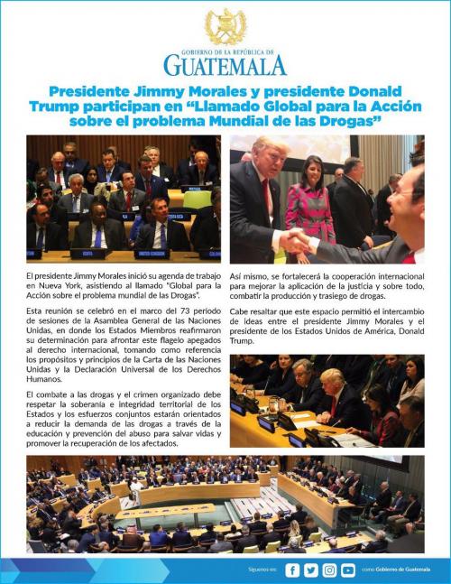 Este es el comunicado oficial del Gobierno de Guatemala. (Foto: captura de pantalla) 