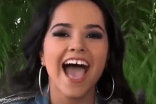 Así lucía Becky G antes de "cambiarse" la dentadura