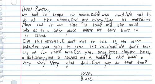 La carta escrita por Blake. (Foto: Safeheaven)