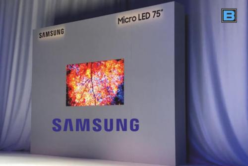 Samsung presentó su primera pantalla de 75 pulgadas 4K Modular. (Foto: Samsung)