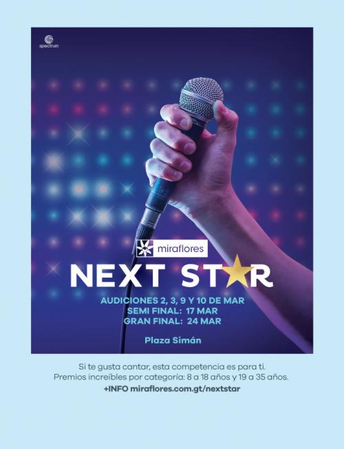 Next Star es la gran oportunidad que todo cantante guatemalteco está esperando. (Foto: Spectrum Guatemala)