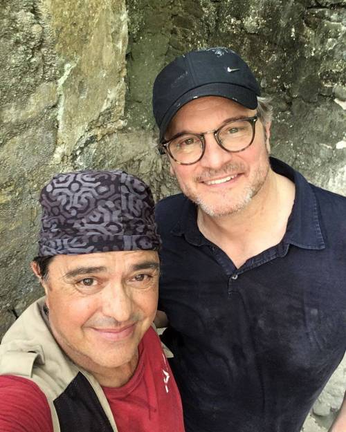 El actor inglés posó en varias fotografías cuando visitó Guatemala. (Foto: Lopezcorpion)