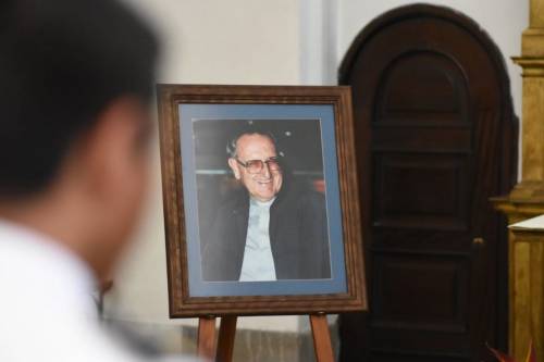 MOnseñor Gerardi fue asesinado el 26 de abril de 1998 en la casa parroquial de San Sebastián. (Foto: AFP) 