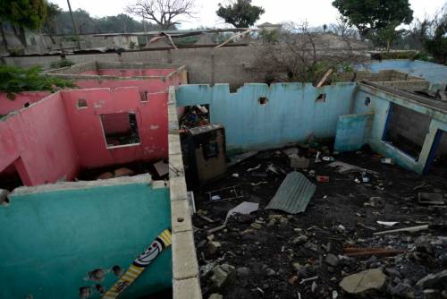 Las viviendas en San Miguel Los Lotes están completamente destruidas. (Foto: Wilder López/Soy502)