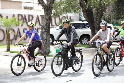 Las autoridades de la Municipalidad de Guatemala buscan masificar la utilización de la bicicleta en toda la ciudad. (Foto: Municipalidad de Guatemala)