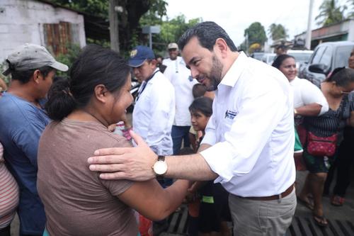 Jimmy Morales visitó Sipacate, Escuintla como parte de su plan de despedida de los últimos 100 días. (Foto: Gobierno de Guatemala)