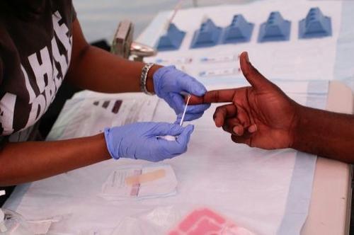 Prueba gratuita de VIH en Nueva York. (Foto: AFP) 