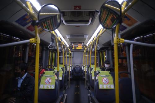 La Municipalidad dispone de 25 buses articulados para cubrir la Línea 12 que del Trébol conecta el Centro Histórico. (Foto: Wilder López/Soy502)