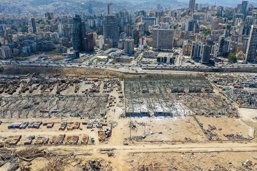 La destrucción en la capital libanesa ocupa varios kilómetros. (Foto: AFP)