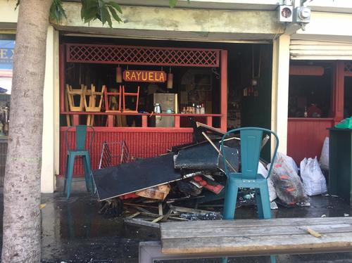 El restaurante sufrió pérdidas. (Foto: Rayuela)