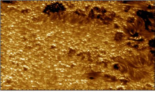 Las imágenes inéditas de la superficie del Sol