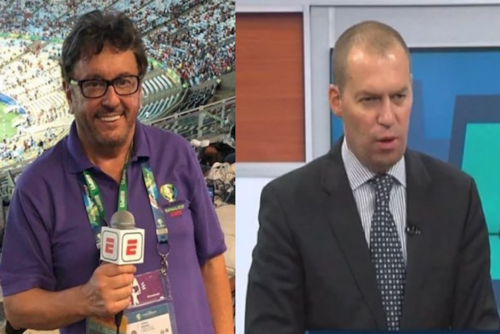 Jorge Ramos y André Marín, de ESPN y Fox Sports respectivamente, compartieron en sus redes sociales el video del narrador guatemalteco. 