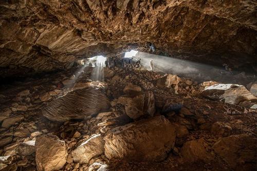 La cueva parece ser un lugar que brindó refugio durante la era glaciar en esta parte del continente. (Foto: Devlin Gandy)