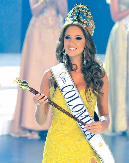 Daniella cuando fue elegida como Señorita Colombia. (Foto: Concurso Nacional de Belleza)