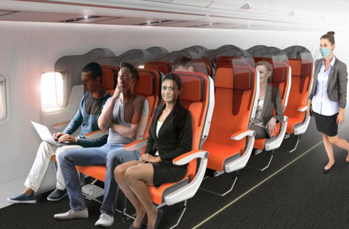Estas son las propuestas de diseño de los asientos de avión. (Foto: Avioninteriors)