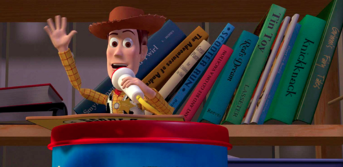 Los libros en la estantería de Andy tienen el nombre de un cortometraje de Pixar. (Foto: Toy Story)