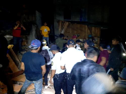 El deslizamiento ocurrió en el Barrio 1 del municipio de San Marcos La Laguna, Sololá. (Foto: redes sociales) 
