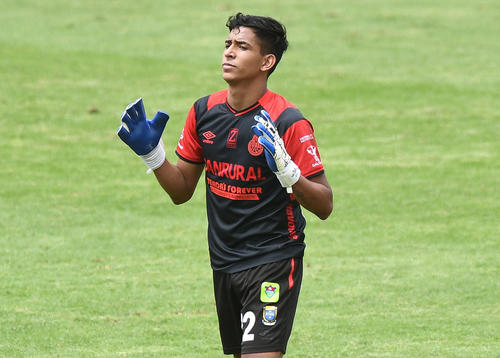 El guardameta suplió a Rafael García, el portero titular del cuadro capitalino en el compromiso ante Cobán Imperial. (Foto: Sergio Muñoz/Nuestro Diario)