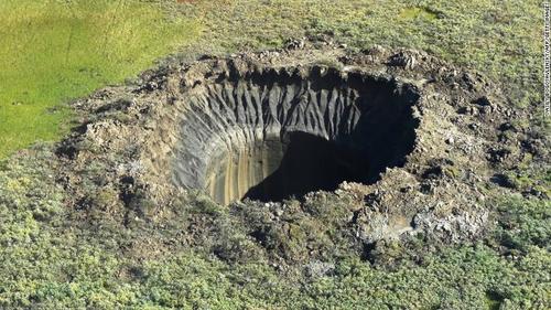 Este cráter fue descubierto en 2014. (Foto: CNN)