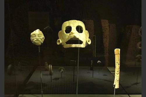 Guatemala recuperó una máscara de Jade del período prehispánico sustraída por traficantes ilegales. (Foto: Cancillería)